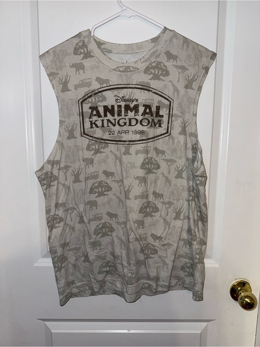 Disney Parks Animal Kingdom Graphic‎ Tank  Mens Size Large